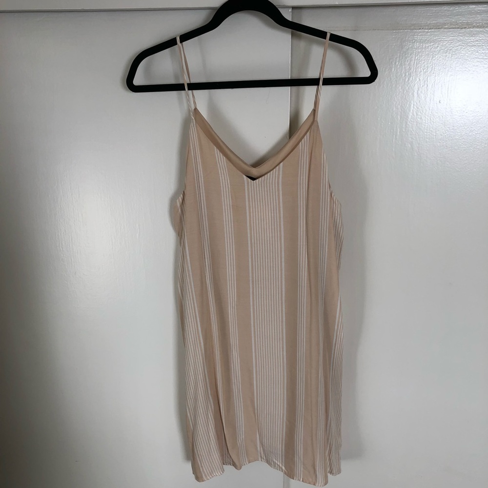 Beige slip dress NWT